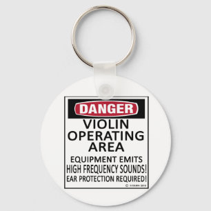 Operationsfläche Violine Schlüsselanhänger