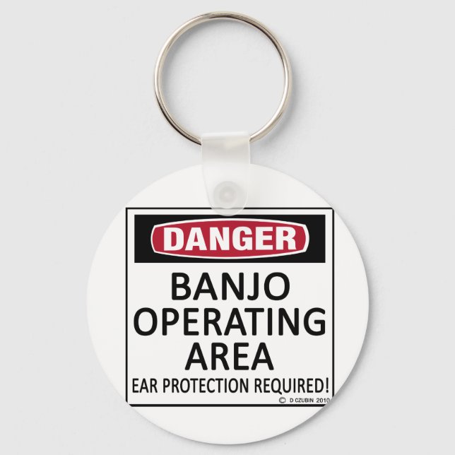 Operationsgebiet Banjo Schlüsselanhänger (Vorderseite)