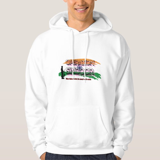 OperationSindoor Hoodie (Vorderseite)