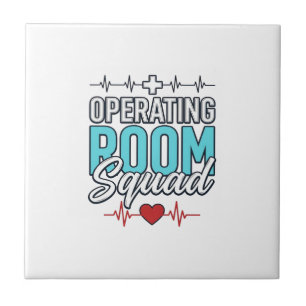 Operationssaal-Team Chirurgieteam-Shirt-Design_1 Fliese