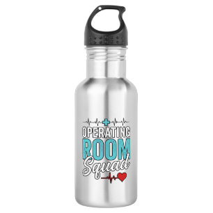 Operationssaal-Team Chirurgische Krankenschwester Edelstahlflasche