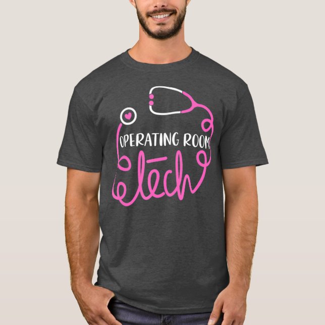 Operationssaal Tech Chirurgie-Techniker T-Shirt (Vorderseite)
