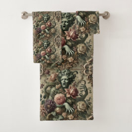 Operative Opulenz - gotisch Viktorianisch Badhandtuch Set