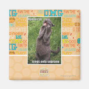 Opern-Katze Magnet