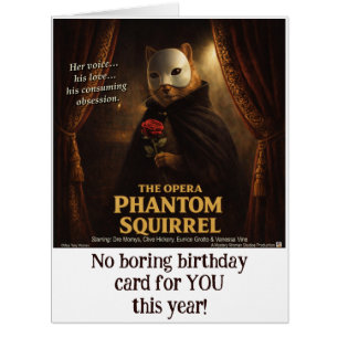 Opern-Phantom-Eichhörnchen-Parodie