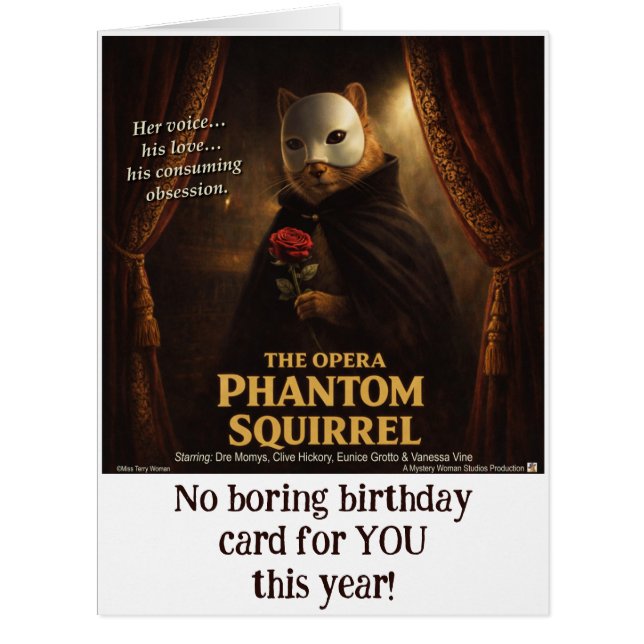 Opern-Phantom-Eichhörnchen-Parodie (Vorderseite)
