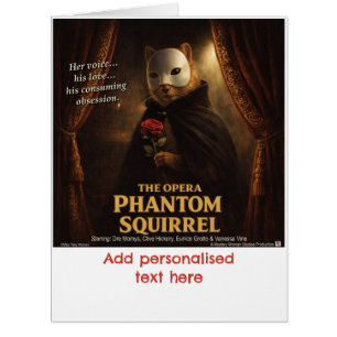 Opern-Phantom-Eichhörnchen-Parodie
