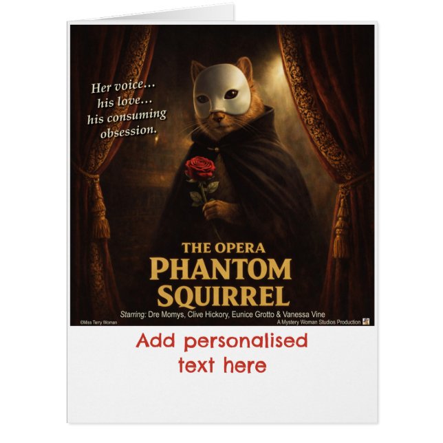 Opern-Phantom-Eichhörnchen-Parodie (Vorderseite)