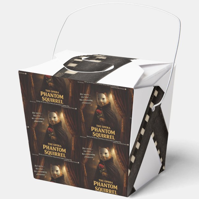 Opern-Phantom-Eichhörnchen-Parodie Geschenkschachtel (Vorderseite)