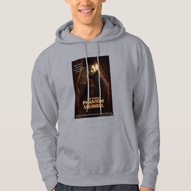 Opern-Phantom-Eichhörnchen-Parodie Hoodie (Vorderseite)