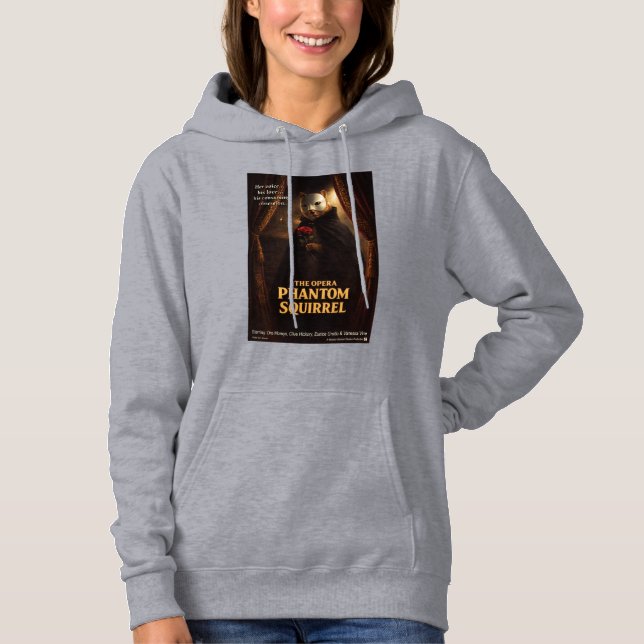 Opern-Phantom-Eichhörnchen-Parodie Hoodie (Vorderseite)
