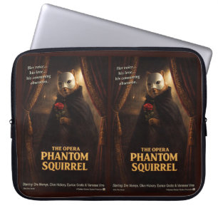 Opern-Phantom-Eichhörnchen-Parodie Laptopschutzhülle