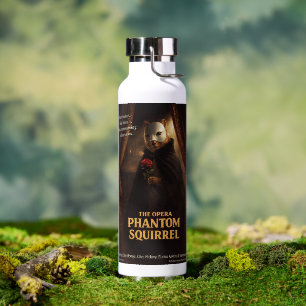 Opern-Phantom-Eichhörnchen-Parodie Trinkflasche