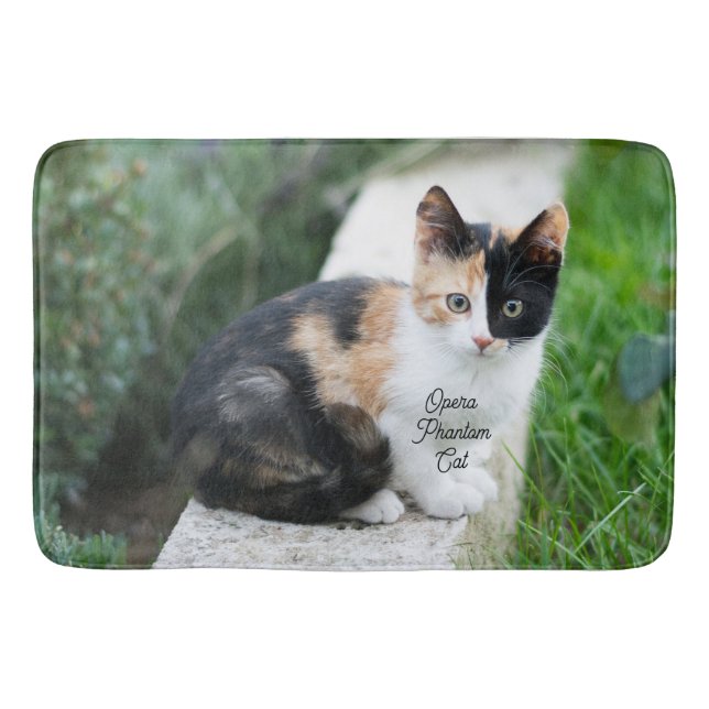Opern-Phantom-Katze Badematte (Vorderseite)
