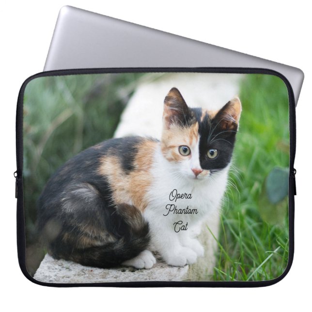 Opern-Phantom-Katze-Elektronik-Tasche Laptopschutzhülle (Vorderseite)