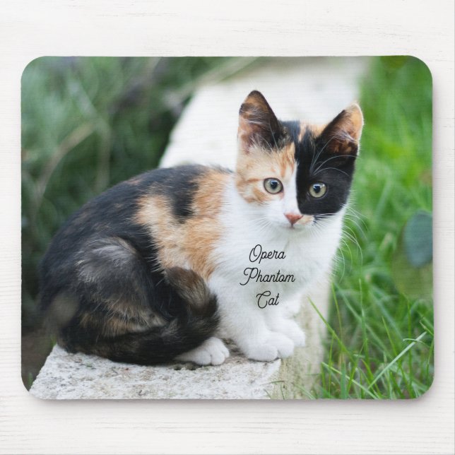 Opern-Phantom-Katze Mousepad (Vorne)