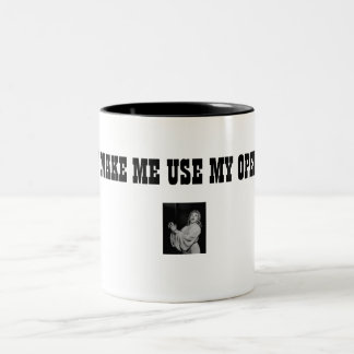 Opern-Stimme Zweifarbige Tasse