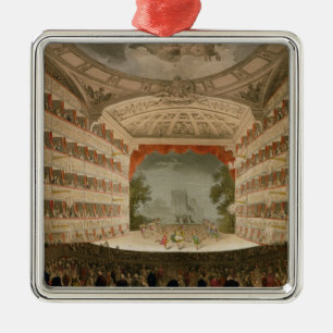 Opernhaus König-Theatre Silbernes Ornament
