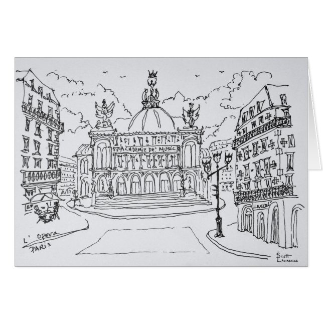 Opernhaus Palais Garnier| Paris, Frankreich (Vorderseite (Horizontal))