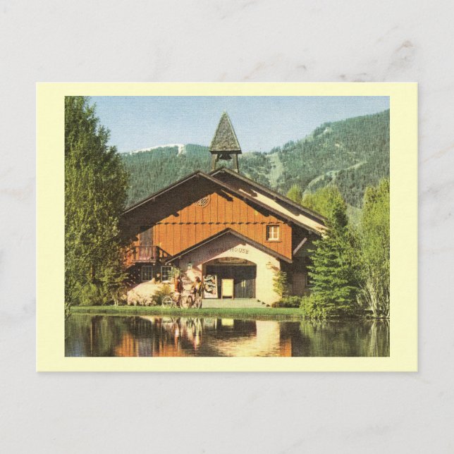 Opernhaus, Sun Valley, Idaho Vintag Postkarte (Vorderseite)