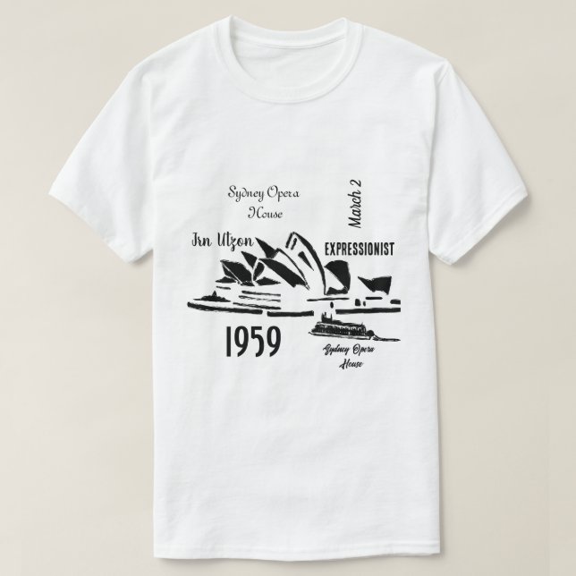 Opernhaus Sydney Australien elegante Souvenirs Män T-Shirt (Design vorne)