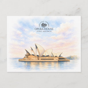 Opernhaus Sydney Berühmtes Wahrzeichen Postkarte