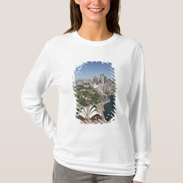 Opernhaus Sydney, Royal Botanic Gardens, CBD T-Shirt (Vorderseite)