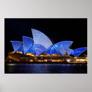 Opernhaus Sydney Viviane Lichtshow Poster