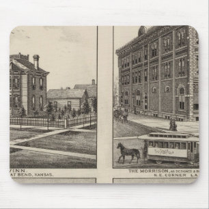 Opernhaus und Residenzen in Kansas Mousepad