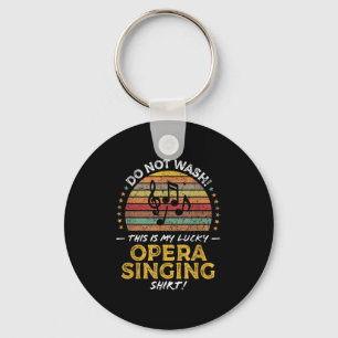 Opernsängerin Funny Music Voice Voice Quote Grap Schlüsselanhänger