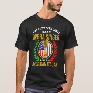 Opernsängerin für Opernfestival Tenor Sängermusik T-Shirt