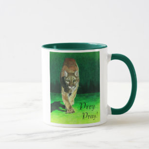 Opfer beten Gebirgslöwe-Tasse Tasse