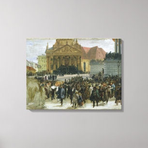Opfer der März-Revolution Leinwanddruck