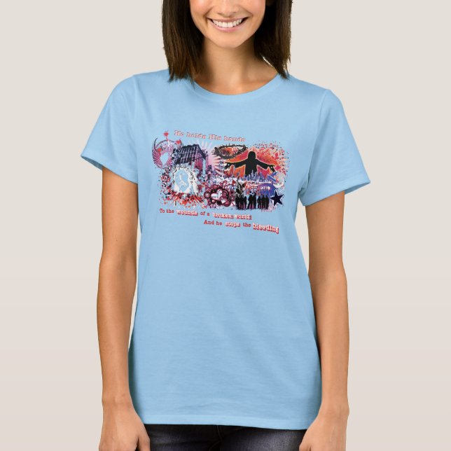 Opfer für die Liebe.Stoppt die Blutung T-Shirt (Vorderseite)