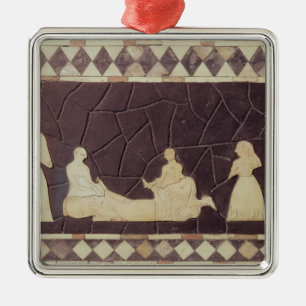 Opferszene Silbernes Ornament