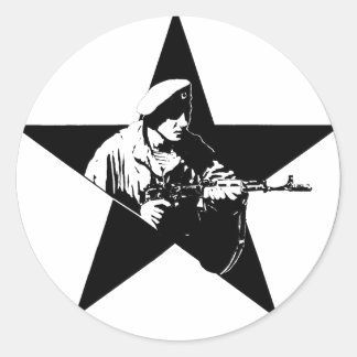 OPFOR-Aufkleber Runder Aufkleber