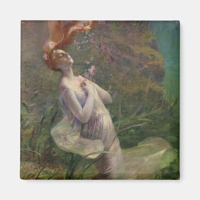 Ophelia Drowning, 1895 Magnet (Vorne)