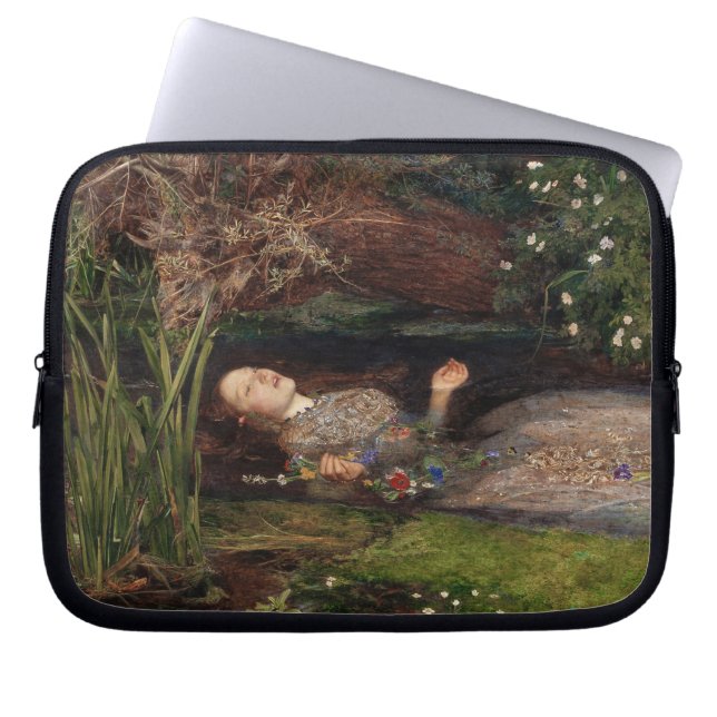 Ophelia durch John Everett Millais Laptopschutzhülle (Vorderseite)