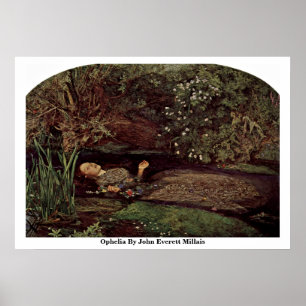 Ophelia durch John Everett Millais Poster