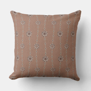Ophelia Floral Beatenketten Streifen orange Kissen