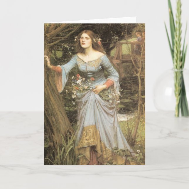 Ophelia-Gruß-Karte Karte (Vorderseite)