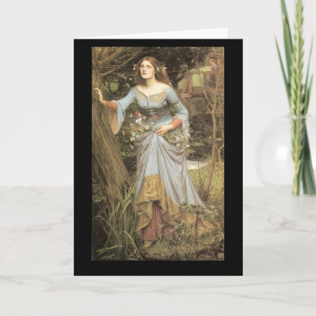 Ophelia-Gruß-Karte Karte (Vorderseite)