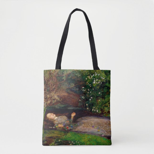 Ophelia, John Everett Millais, 1851-1852 Tasche (Vorderseite)