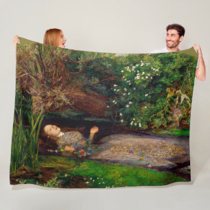 Ophelia, John Everett Millais Fleecedecke