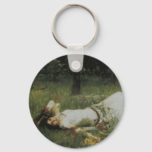 Ophelia [John William Waterhouse] Schlüsselanhänger