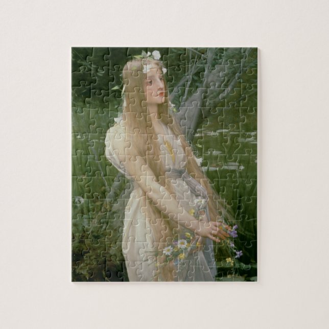 Ophelia (Öl auf Leinwand) (Vertikal)