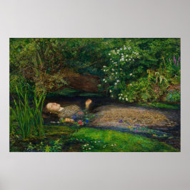 Ophelia von John Everett Millais Poster