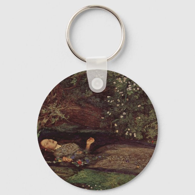 Ophelia von John Everett Millais Schlüsselanhänger (Vorderseite)