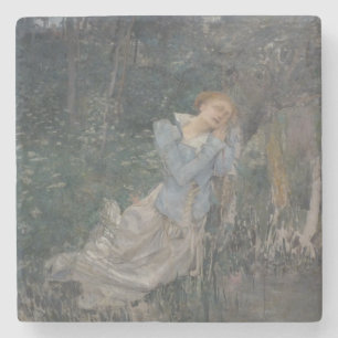 Ophelia (weinende Frau) (von Jules Bastien-Lepage) Steinuntersetzer