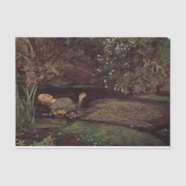 Ophelie 3 Decouponierung Seidenpapier (Vorderseite)